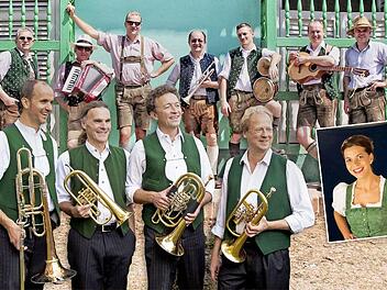 Die "Cuba-Boarischen", die Grassauer Bläser und Moderatorin Traudi Siferlinger beehren am 28. Dezember Bamberg. Foto: PR