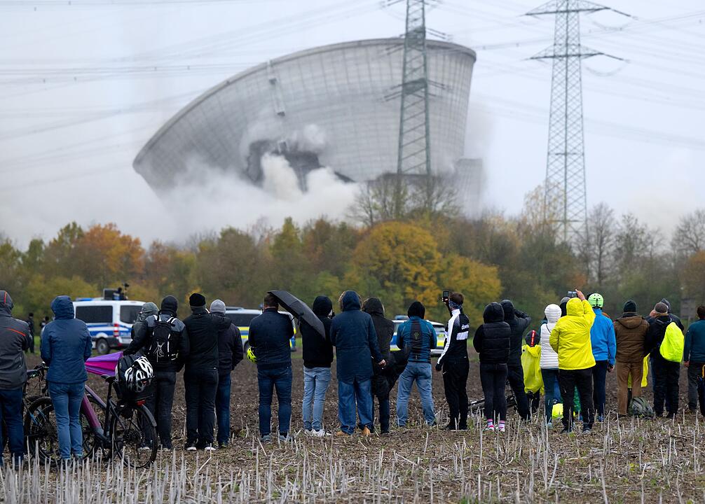 Sprengung Kühltürme Kernkraftwerk Gundremmingen
