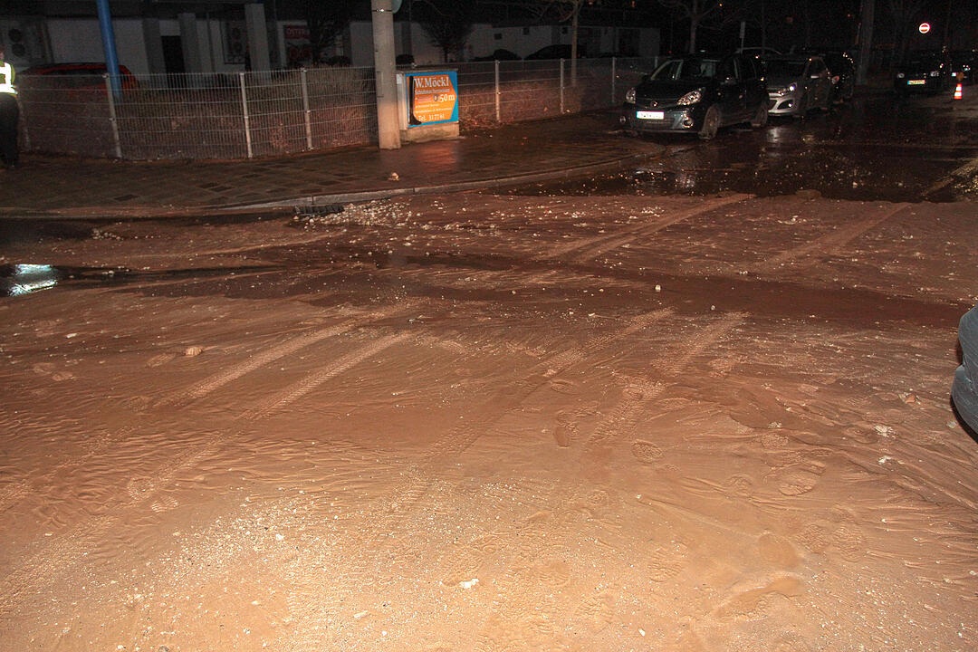 Wasserrohrbruch in Nürnberg