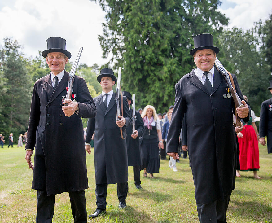Heimf&uuml;hrung der Braut des F&uuml;rsten Castell-R&uuml;denhausen