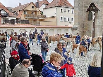 Zahlreiche Tierfreunde wollten ihre Vierbeiner segnen lassen. Foto: privat