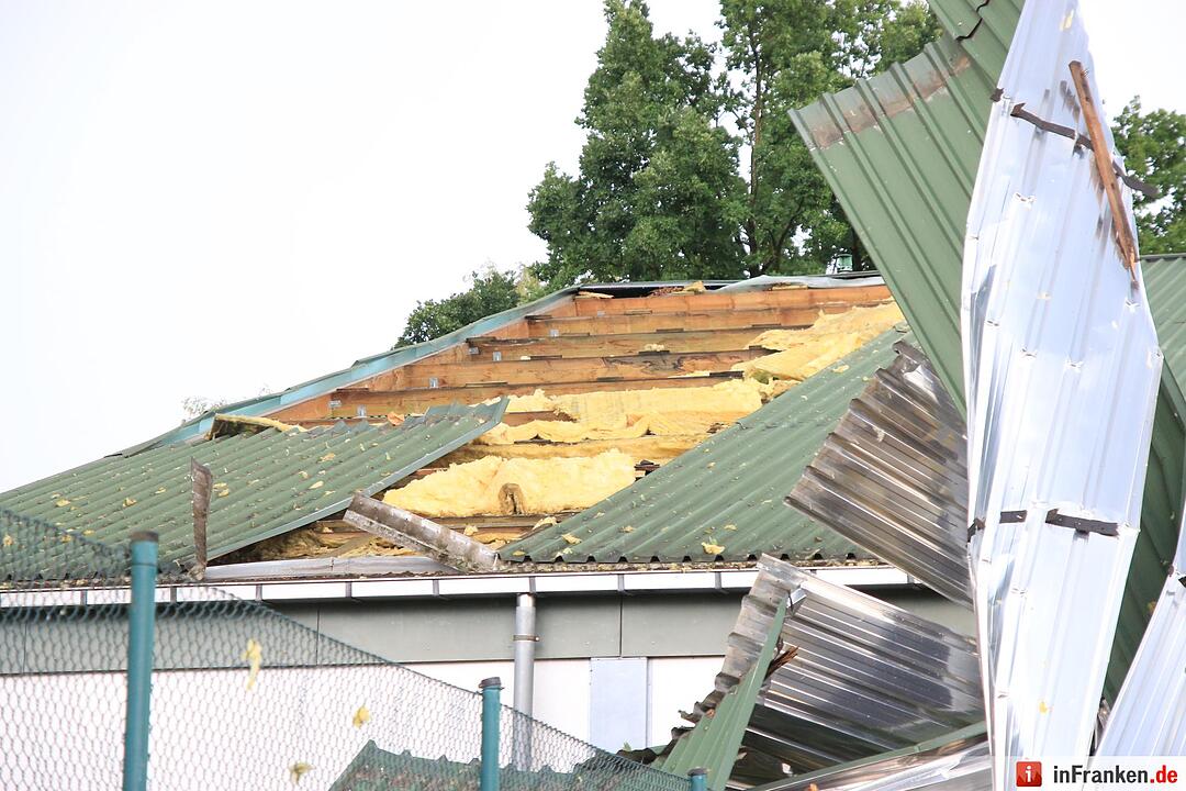 Massive Schäden nach Sturm in Bamberg