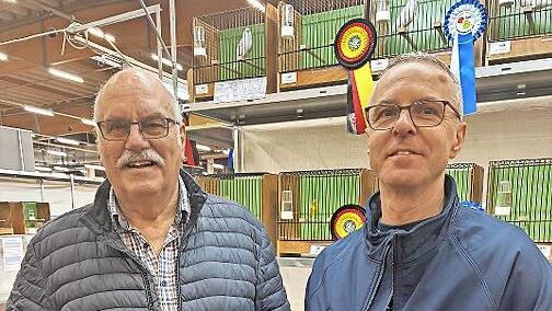 Roland Hehn (links) und Thomas Weisenseel waren bei der Deutschen Meisterschaft erfolgreich.