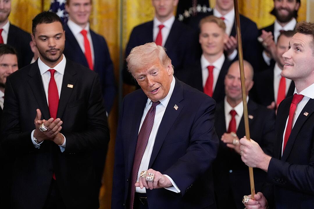 NHL-Team Florida Panthers im Wei&szlig;en Haus