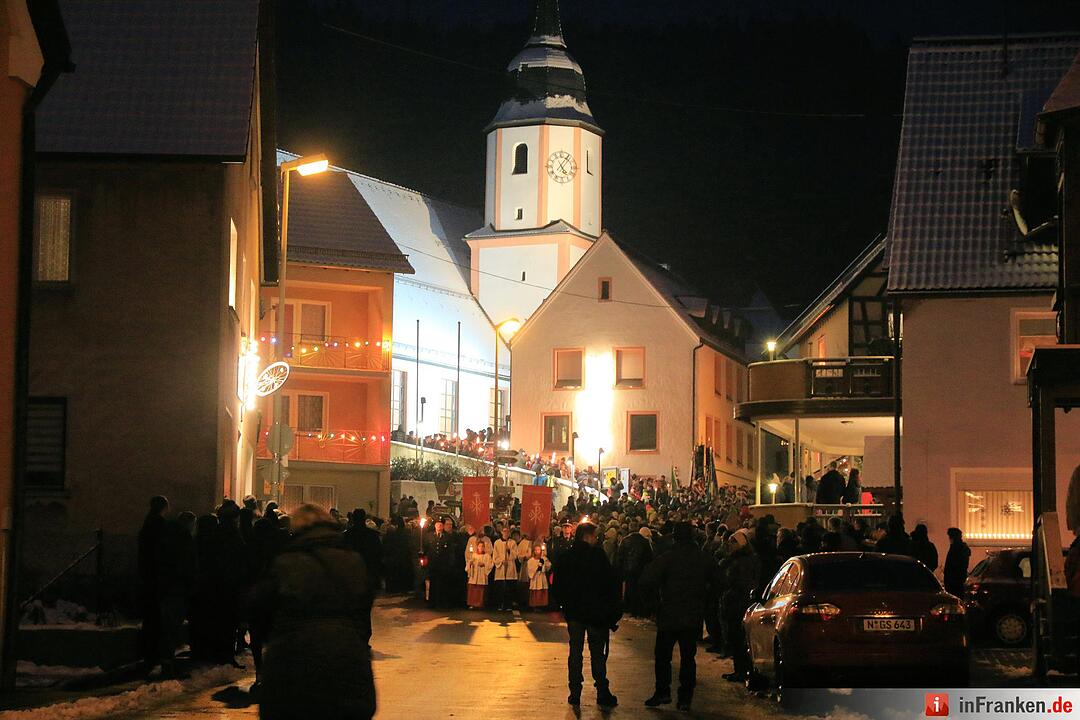 Beeindruckendes Lichterfest in Obertrubach