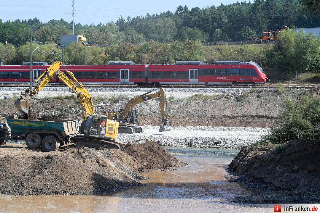 ICE-Ausbau: Main bei Breitengüßbach verlegt