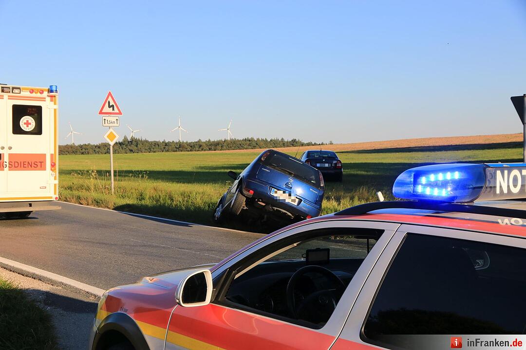 Zwei Verletzte bei Unfall bei Reichmannsdorf
