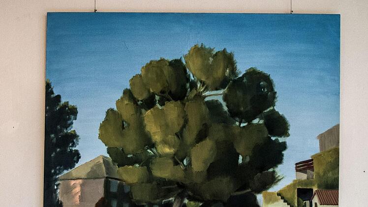 Impressionen von der Ausstellung der Coburger Sommerakademie im Kunstverein: Oliver Heß - "Ohne Titel"Foto: Jochen Berger