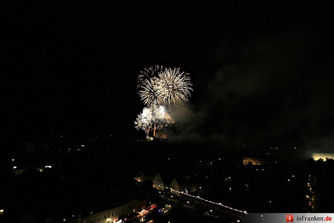Sandkerwa-Feuerwerk in Bamberg