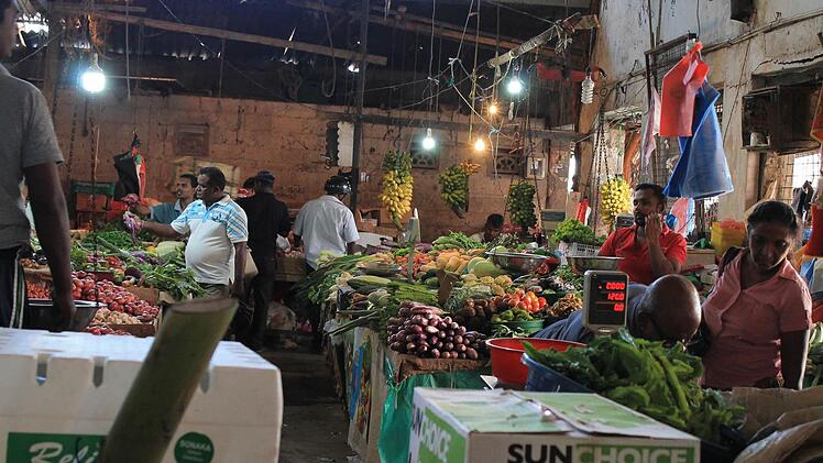 Auf dem Marktin Sri Lanka Foto: privat