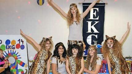 Die Kinder-Show-Tanzgruppe der EKG begeisterte als schnurrende Kätzchen.