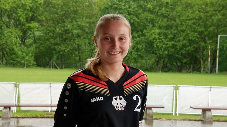 Jule Donath im Trikot der deutschen Nationalmannschaft. Foto: pr