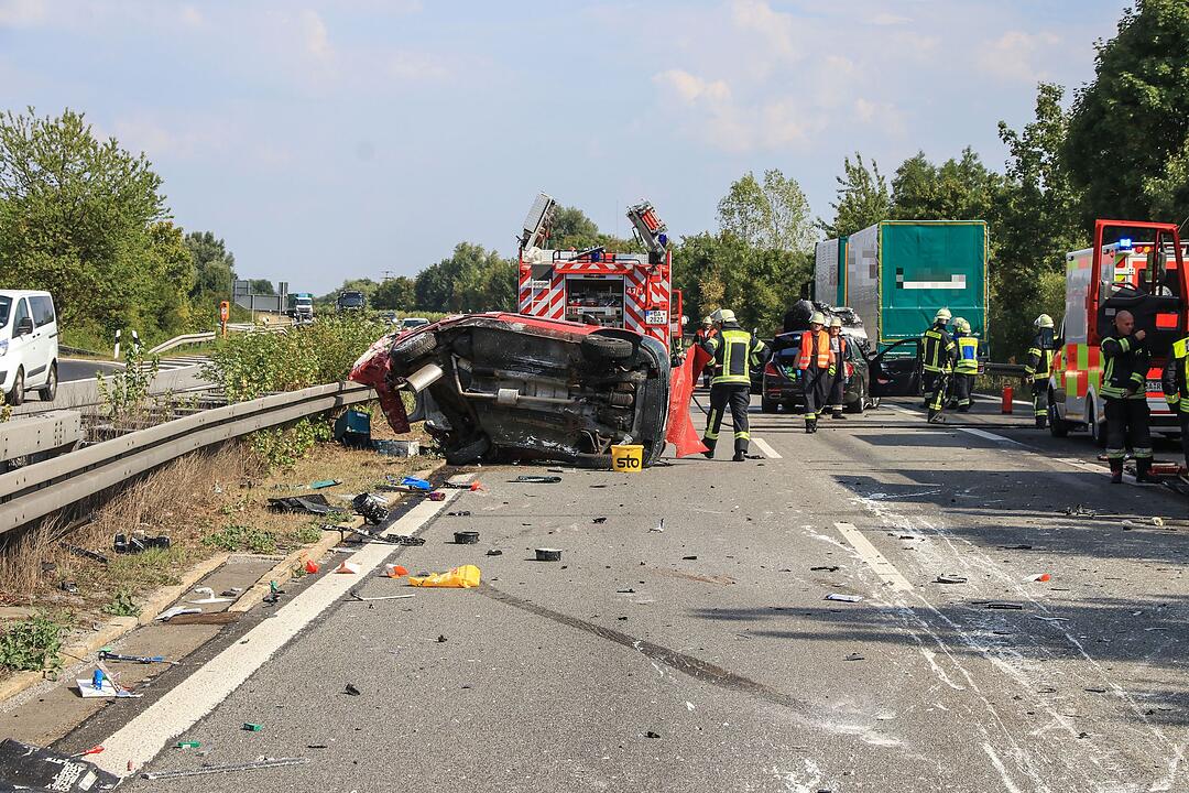 A70 bei Viereth: Kollision im Feierabendverkehr