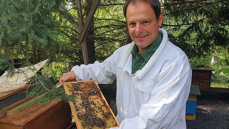 Honigernte in der Rhön