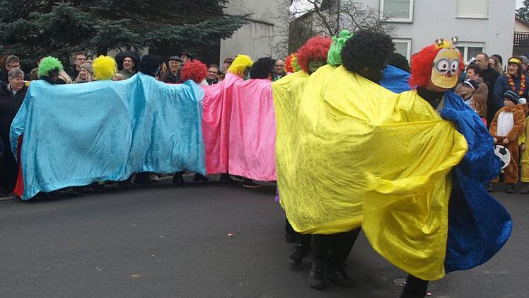 Impressionen vom Faschingszug in Ebenhausen 2016 Foto: Stefan Geiger