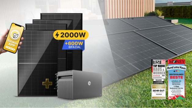 Solakon bietet mit dem neuen Solakon ONE Speicher preisgünstige Komplettsets für Balkonkraftwerke an, um Stromkosten zu senken und Solarenergie effizient zu nutzen.