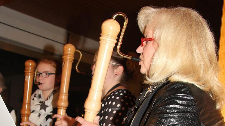 Das Flötenensemble.Foto: Sonja Adam