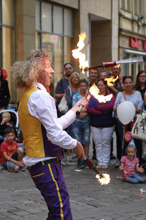 Vom 14. bis 16. Juli 2017 fand in Bamberg zum 19. Mal das internationale Straßen- und Varietéfestival "Bamberg Zaubert" statt.