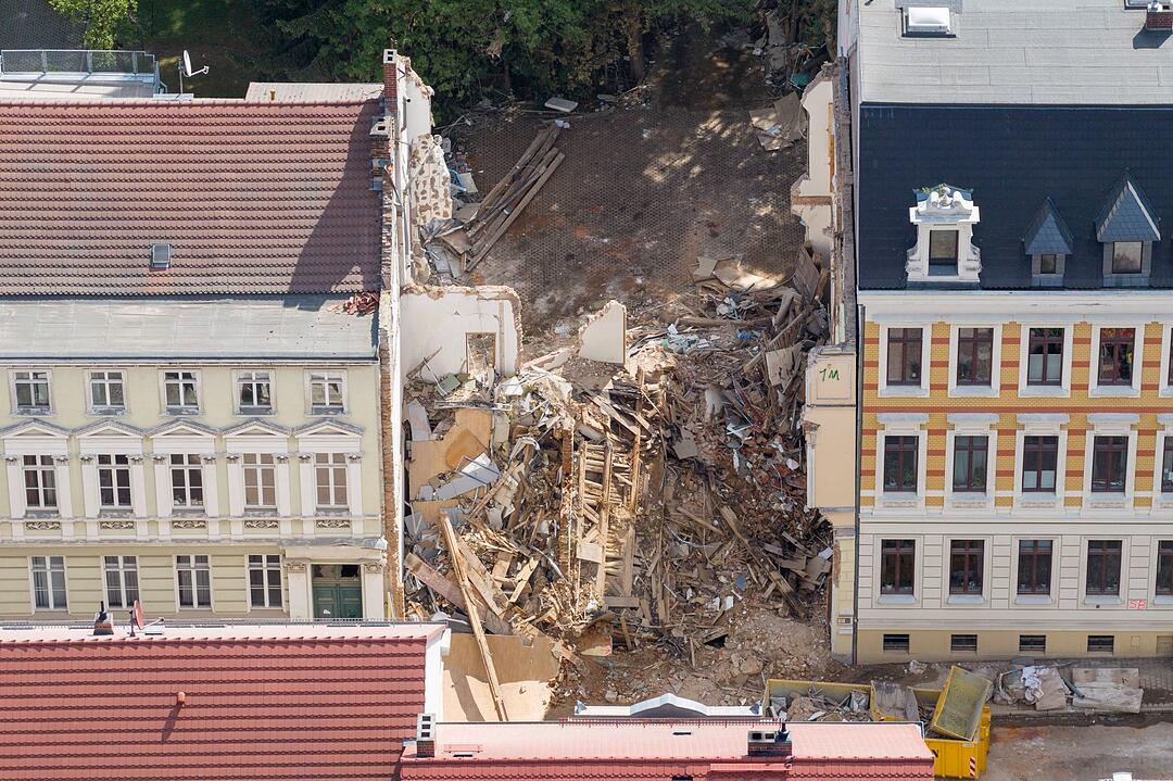 Nach dem Hauseinsturz in G&ouml;rlitz
