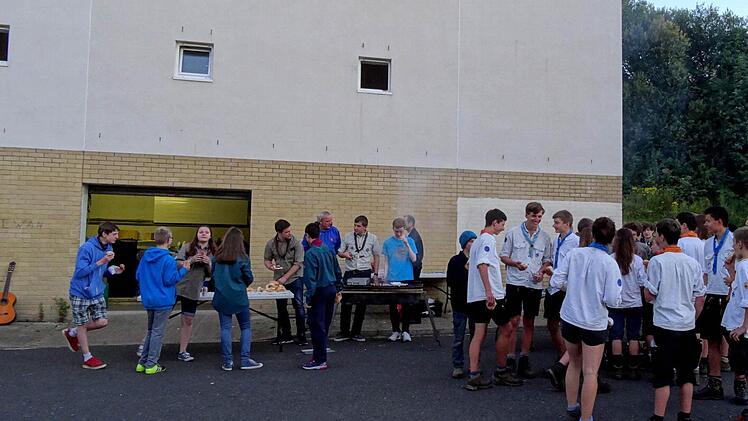 BBQ bei den schottischen Pfadfinderfreunden Foto: privat