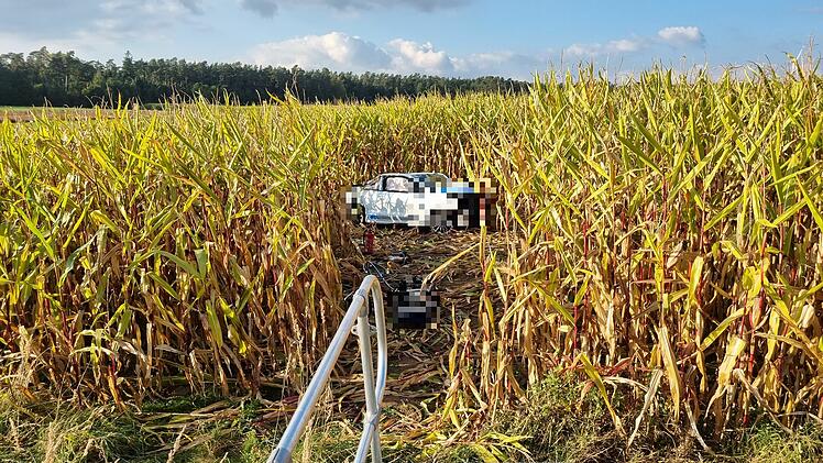 Auto kommt von Stra&szlig;e ab und landet in Maisfeld: Fahrer verstirbt