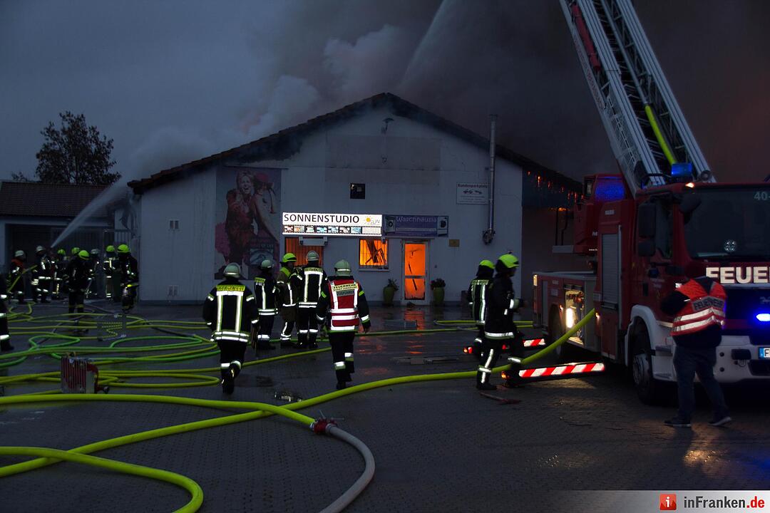 Sonnenstudio in Vollbrand