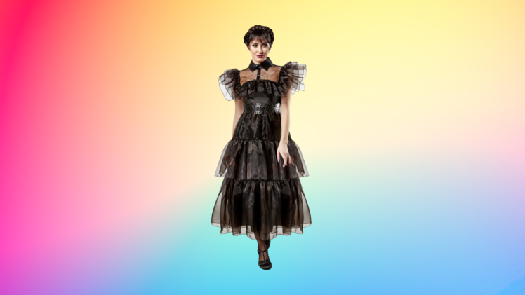 WEDNESDAY™ Kostüm Ballkleid für Damen schwarz für 69,99 Euro