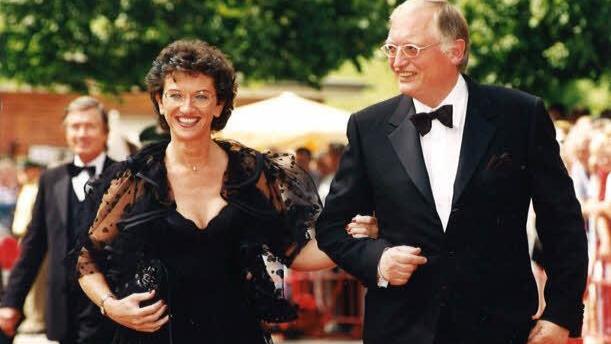 Mit Günter Verheugen bei den Wagner-Festspielen in Bayreuth. Foto: Stephan Herbert Fuchs