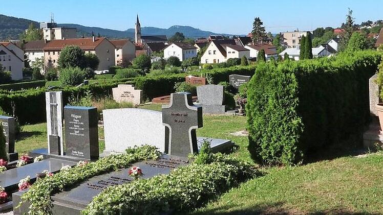 Bäume sollen auf dem Ebermannstadter Friedhof für mehr Schatten sorgen.  Foto: Josef Hofbauer