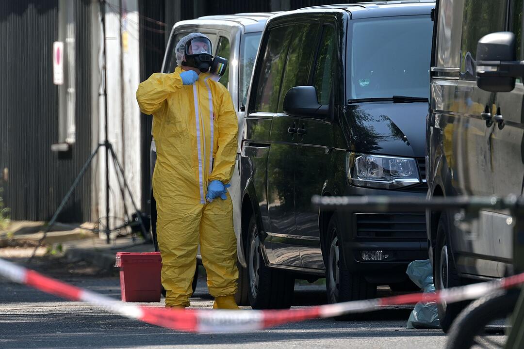Einsatz gegen mutma&szlig;liches Drogenlabor in Ludwigsfelde