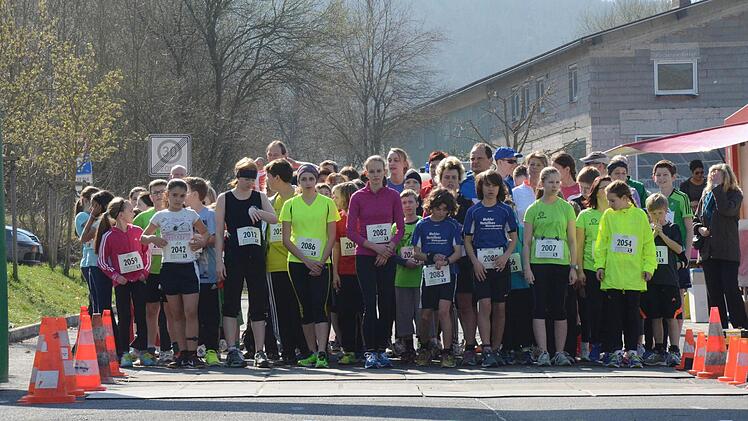 Start beim Mini-Marathon.