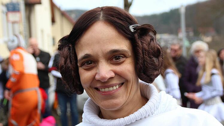 Viel Star Wars gibt es in Steinach, hier mit Prinzessin Leia.  Foto: B. Borst