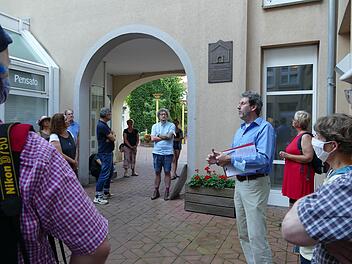 Nicht alle Bamberger wissen um den besonderen Ort Theatergassen als einstiges Areal der Synagoge und der Gaststätte "Weiße Taube".Foto: Marion Krüger-Hundrup