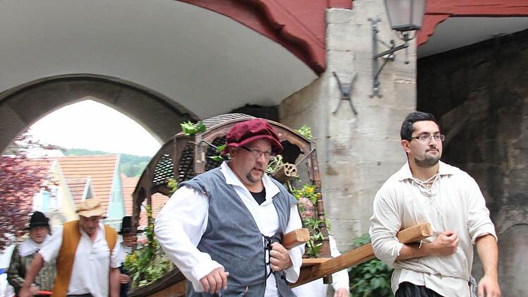 Historischer Festzug durch Kronach. Foto: Marco Meißner