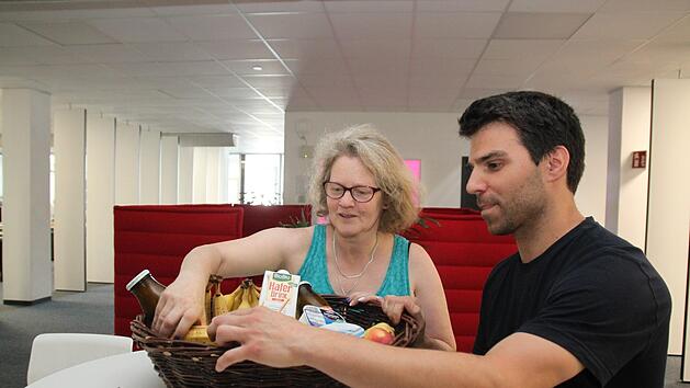 Annegret Schmidt und Dustin Hofknecht sind Lebensmittelretter. Foto: Katrin Geyer