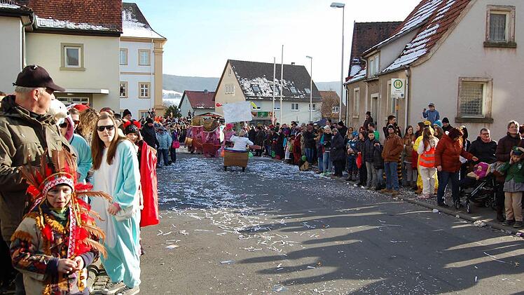 Faschingszug in Thulba  Foto: Günther Straub