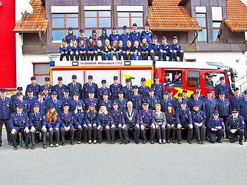 Gruppenbild von der Weilersbacher FeuerwehrFoto: FFW