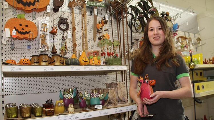 Dekoratives für den Herbst führt der Raiffeisen-Heimwerkermarkt in der Oberauer Straße. Foto: Gerda Völk