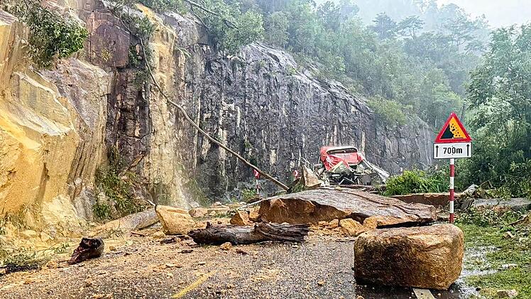 Erdrutsch in Vietnam