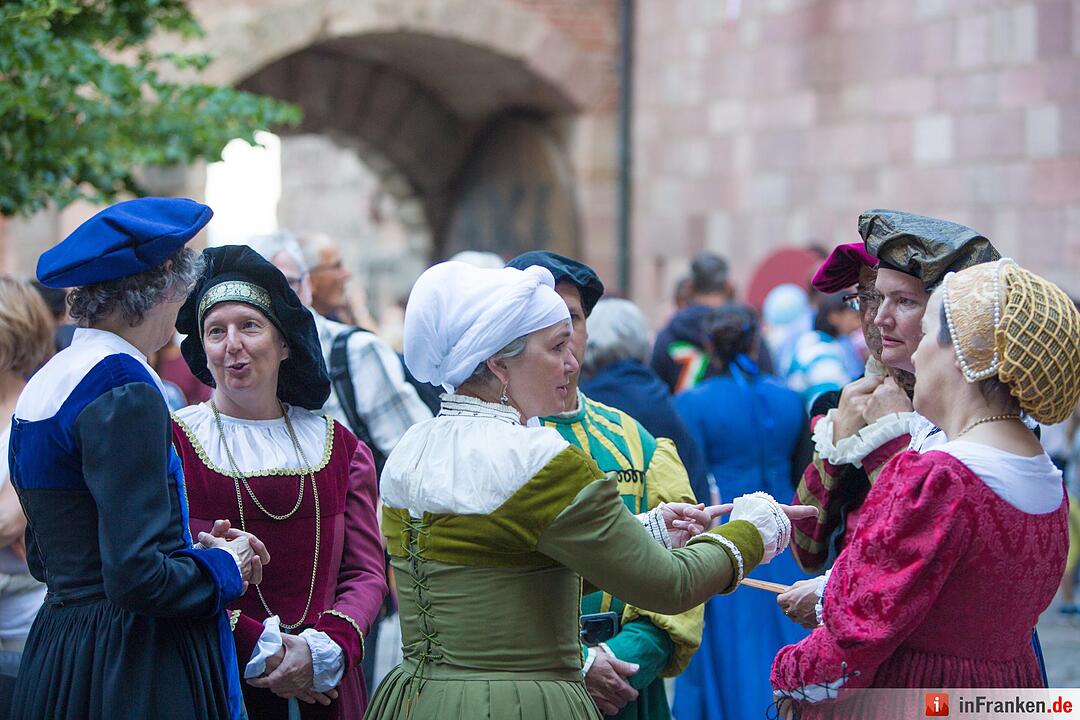 Burgfest auf der Kaiserburg in Nürnberg