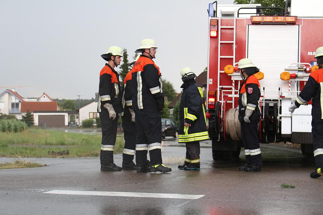 Unwetter zieht über Mittelfranken