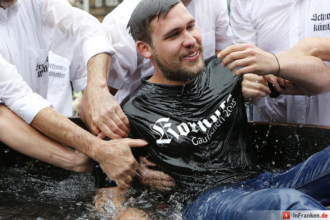 Gautschfeier 2015 der Mediengruppe Oberfranken in Bamberg