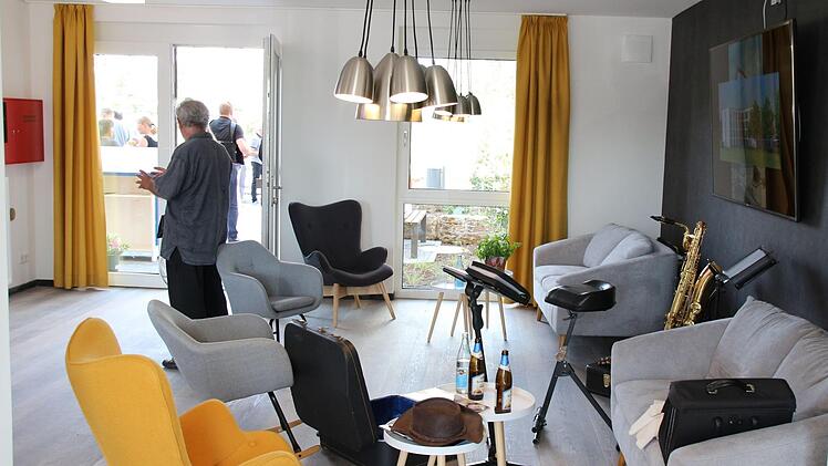 Die gemütliche Sitzecke im Foyer.Foto: Ulrike Nauer