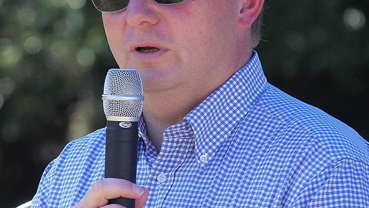 Schirmherr Thomas Bold begrüßt