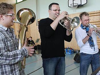 Sie sind mittlerweile ein Team: Florian Beetz, Markus Hofmann und Bernd Jungkunz (von links). Foto: Veronika Schadeck
