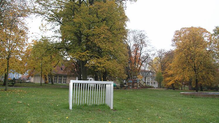 Der Verkehrs- und Verschönerungsverein bezahlt die Mini-Tore in der Grünzone und im Stadtpark. Die Mini-Tore aus Alu sind keine Konkurrenz zu den Bolzplätzen, sondern sollen für kleinere Kinder ein Spaß sein.