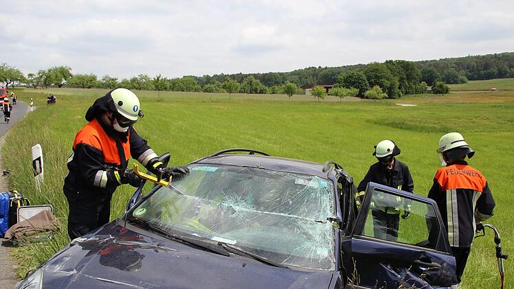Ankunft am Einsatzort. Foto Johannes Schlereth