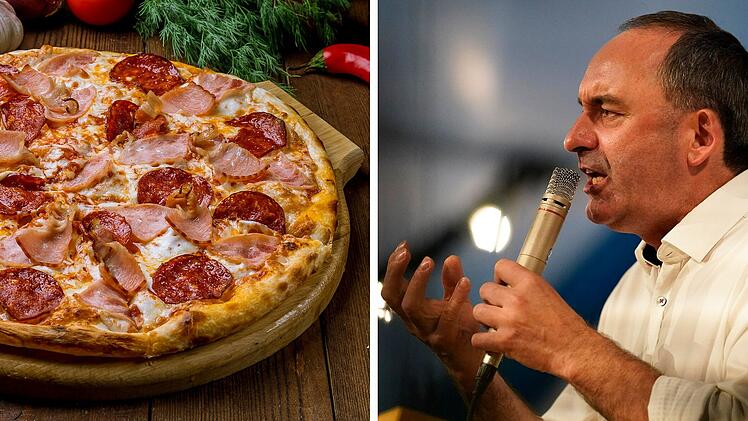 Aiwanger mokiert sich über Pizza-Bestellung am Grünen-Parteitag