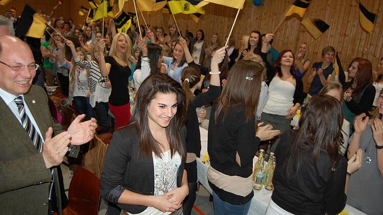 2012 wurde Michelle Maldonado deutsche Meisterin bei den Tanzmariechen in der Aktivenklasse - und wurde dafür anschließend in Coburg groß gefeiert.