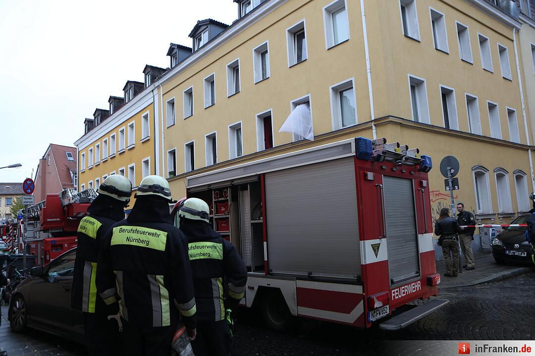 Feuer in Gostenhof: Sechs Menschen  verletzt
